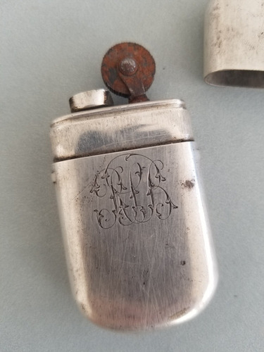 Imagen 2 de 4 de Antiguo Encendedor Plata Sellado. 55305