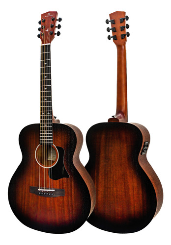 Violão Elétrico Profissional De Aço Michael Enigma Vme610