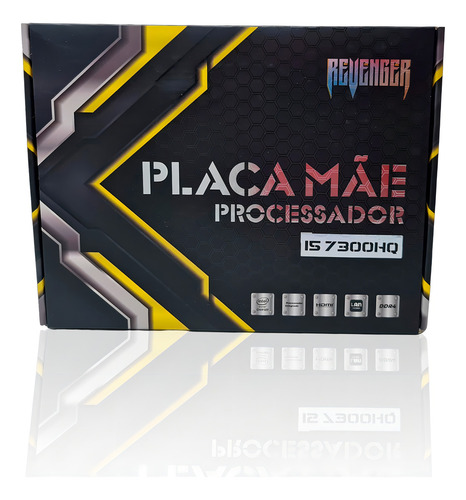 Placa Mãe C/processador Integrado I5 7300hq Ddr4 Até 64gb Cor Preto