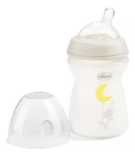 Imagen 2 de 5 de Mamadera Chicco Natural Feeling Vetro Glass 0m+ 250ml