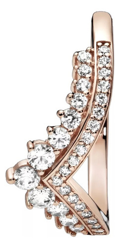 Anillo Pandora Tiara De Una Hueso De Los Deseos Princesa Rosa 52