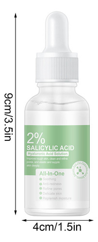 Solución Salicílica Hidratante Facial 30 Ml Hyaluronic Essen