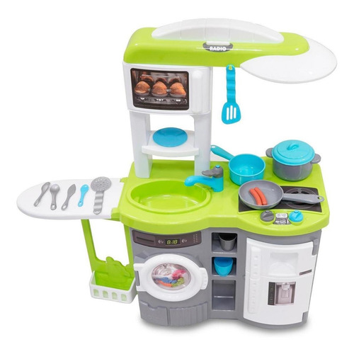 Cocinita Prisnel Cook´n Play Verde Color Verde Lima