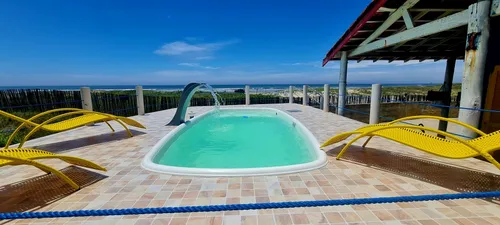 Casa Na Praia Da Juréia, Pé Na Areia, Com Piscina, Frente Ao Mar. Sítio À Beira-mar!