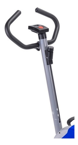 Imagen 2 de 2 de Bicicleta fija Smart Tech RB-EB0024 tradicional azul y plateada
