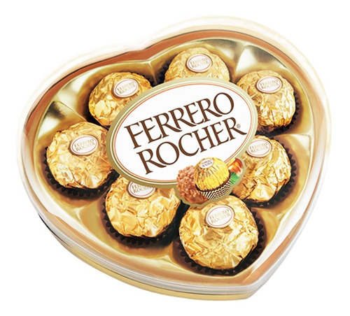 Imagen 1 de 7 de Ferrero Rocher Corazon X 8 U - Lollipop
