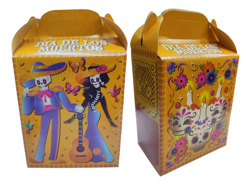 20 Caja Dulcera/lonchera Dia De Muertos Dulces, Bolos Fiest