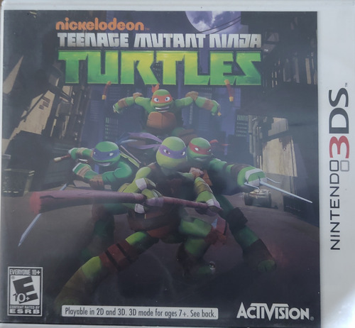 Tortugas Ninja Para Nintendo 3ds (Reacondicionado)