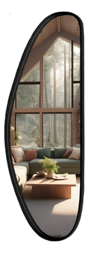 Espelho Oval Grande Meio Orgânico Briel Design 160x60 Zaha