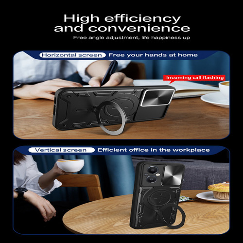 Funda Con Soporte Magnético Para Oppo Reno 7 Lite