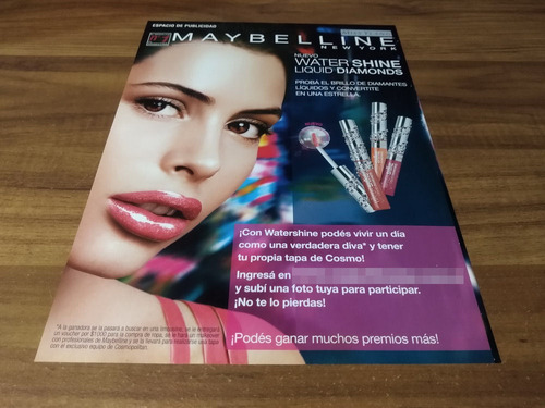(ph176) Publicidad Josie Maran * Maybelline (Usado)