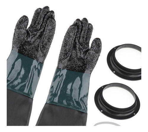 Guantes De Chorro De Arena Para Gabinetes De Chorro De