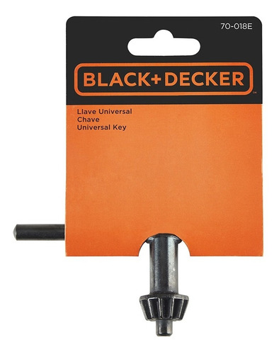 Imagem 1 de 3 de Chave De Mandril Universal Black+decker - 70-018e