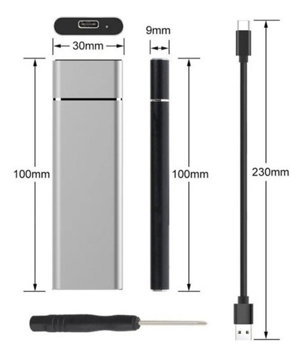 Disco Duro De Estado Sólido Móvil De Expansión Externa Ssd