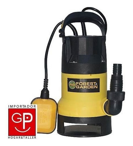 Bomba De Drenaje Sumergible Forest & Garden 3/4hp Bs935 G P