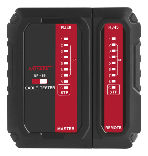 Cable Probador Noyafa Nf-466 Rojo Rj45/rj11/cat5/cat6.60 Ca