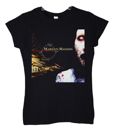 Polera Mujer Marilyn Manson Antichrist Superstar Rock Abomin