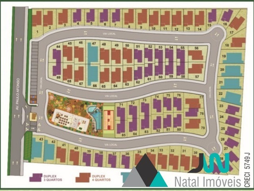 Imagem 20 de 20 de Esmeralda - Venda De Casa Duplex Com 3 Ou 4 Quartos, A Poucos Metros Do Atacadão E If De Parnamirim - Ca00078 - 32284175