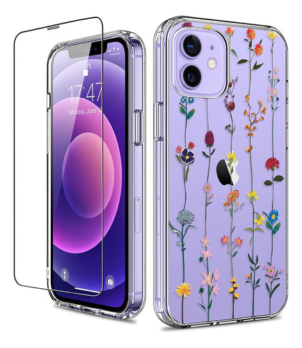 Funda Giika Para iPhone 12/12 Pro Floral