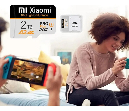Cartão De Memoria Micro Sd Xiaomi 2tb Pro Plus 4k Câmeras