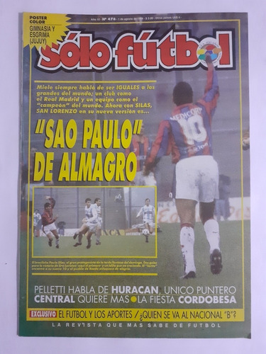 Solo Fútbol 476 Español 1 River 0 , Poster Gimnasia Jujuy