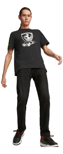 Playera Puma Scuderia Ferrari Hombre Estampado Manga Corta