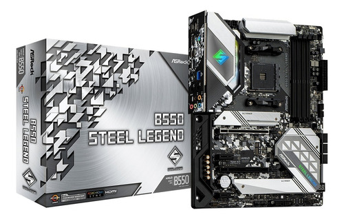 Placa Madre Amd Asrock B550 Steel Legend