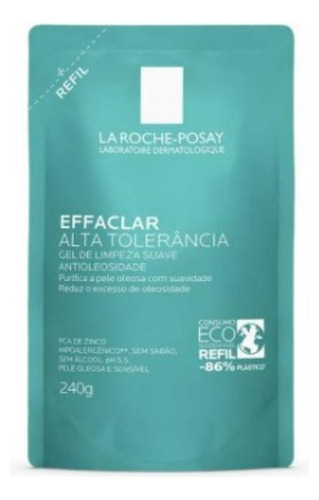 Refil Gel De Limpeza Facial Effaclar Alta Tolerância 240g