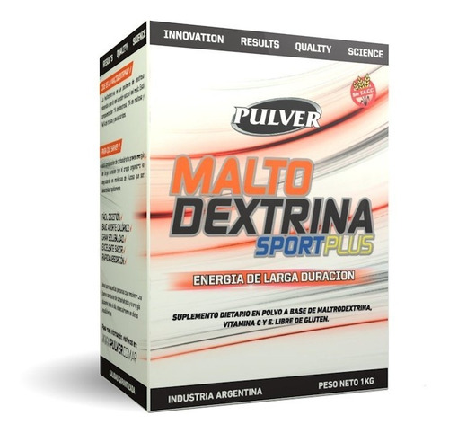 Maltodextrina Plus Pulver 1kg Recuperacion Energia Sabor Neutro