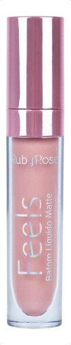 Lápiz labial líquido mate, Ruby Rose HB-8213 (color 241), acabado cremoso, color 360