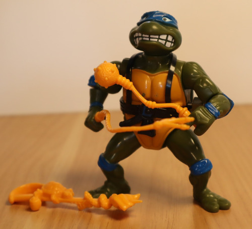 Sword Slicin' Leonardo (completo) 1990 Tmnt Tortugas Ninja