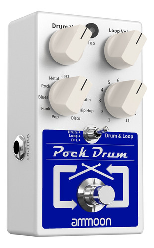 Pedal De Efectos Drum Ammoon Pockdrum Guitar.effect 11 3