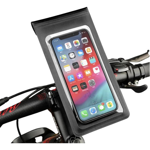 Soporte Celular Moto Forro Impermeable Para Bicicleta