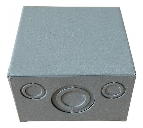 Caja De Paso Metalica Con Tapa 8x6x4