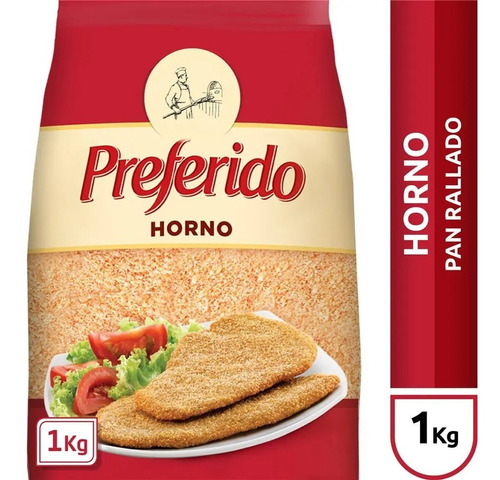 Rebozador Pan Rallado P/ Horno Sin Conservante Preferido 1kg