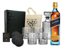 Comprar Box Kit Johnnie Walker Blue Label + Decantador + Vasos