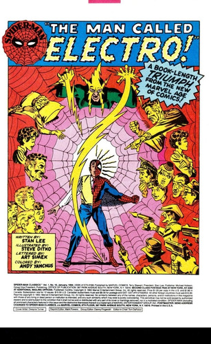 Spider-man Classics N° 10 ( Electro ) Stan Lee / Steve Ditko (Usado)
