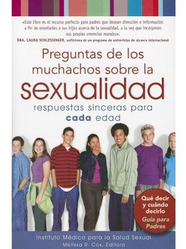 Libro Preguntas De Los Muchachos Sobre La Sexualidad