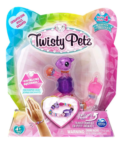 Twisty Petz Animalitos Forman Pulcera Swirlumz Squirrel