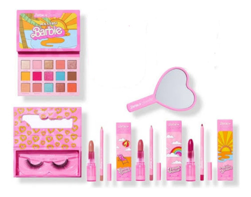 Colourpop Barbie Malibú Set De Colección+cosmetiquera!