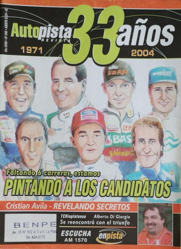 Autopista 346. Edición 33 Aniversario. Cristian Ávila, Tc