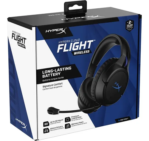 AURICULARES HYPERX CLOUD FLIGHT WIRELESS PS5/PS4