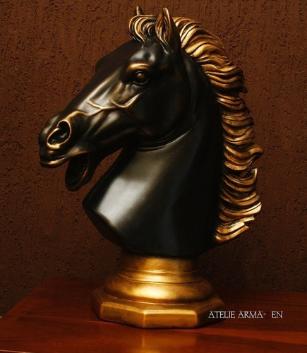 Busto Cavalo De Petit Bronze - Peti Bronze
