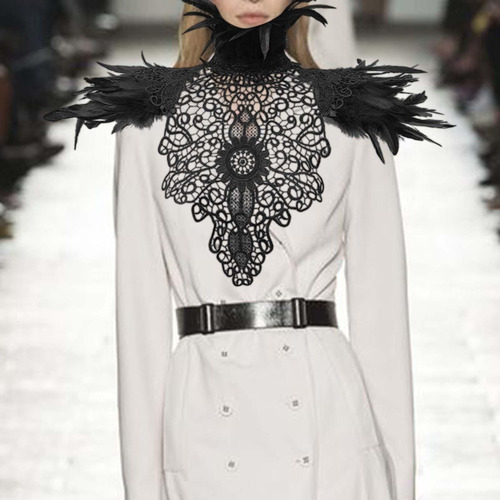 Chal De Plumas Artificiales, Poncho, Capa, Disfraz De