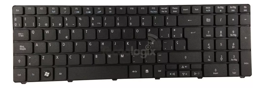Segunda imagen para búsqueda de teclado acer aspire