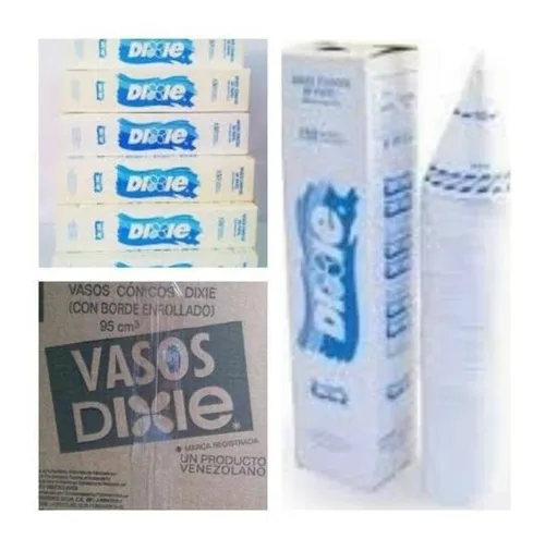 Vasos Conicos Dixie Y Konie