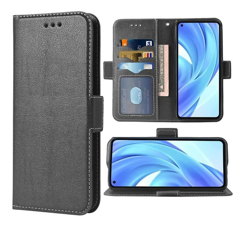 Para Xiaomi Mi 11 Lite Wallet Case Correa De Muñeca Lanf1275