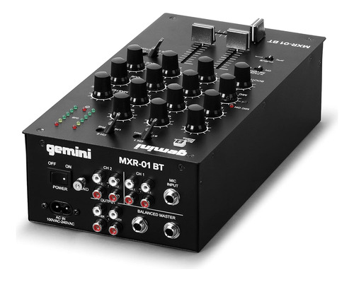 Dj Profesional Bluetooth De 2 Canales Gemini Sound Mxr-01bt.