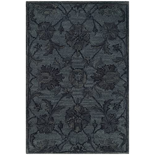 Alfombra Antiquity Gris/multi 2'3  X 4'premium Wool