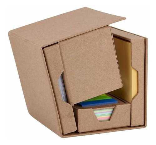 Imagen 1 de 4 de Caja Lapicero Y Porta Notas Adheribles Armable